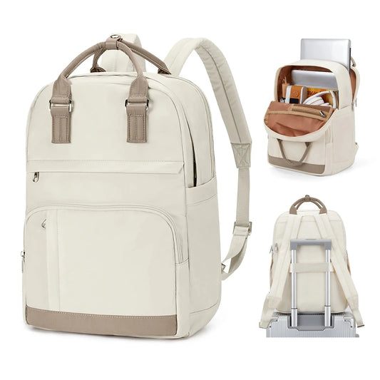 Sac à Dos Ordinateur Élégant Femme pour Voyager (15.6 Pouces)