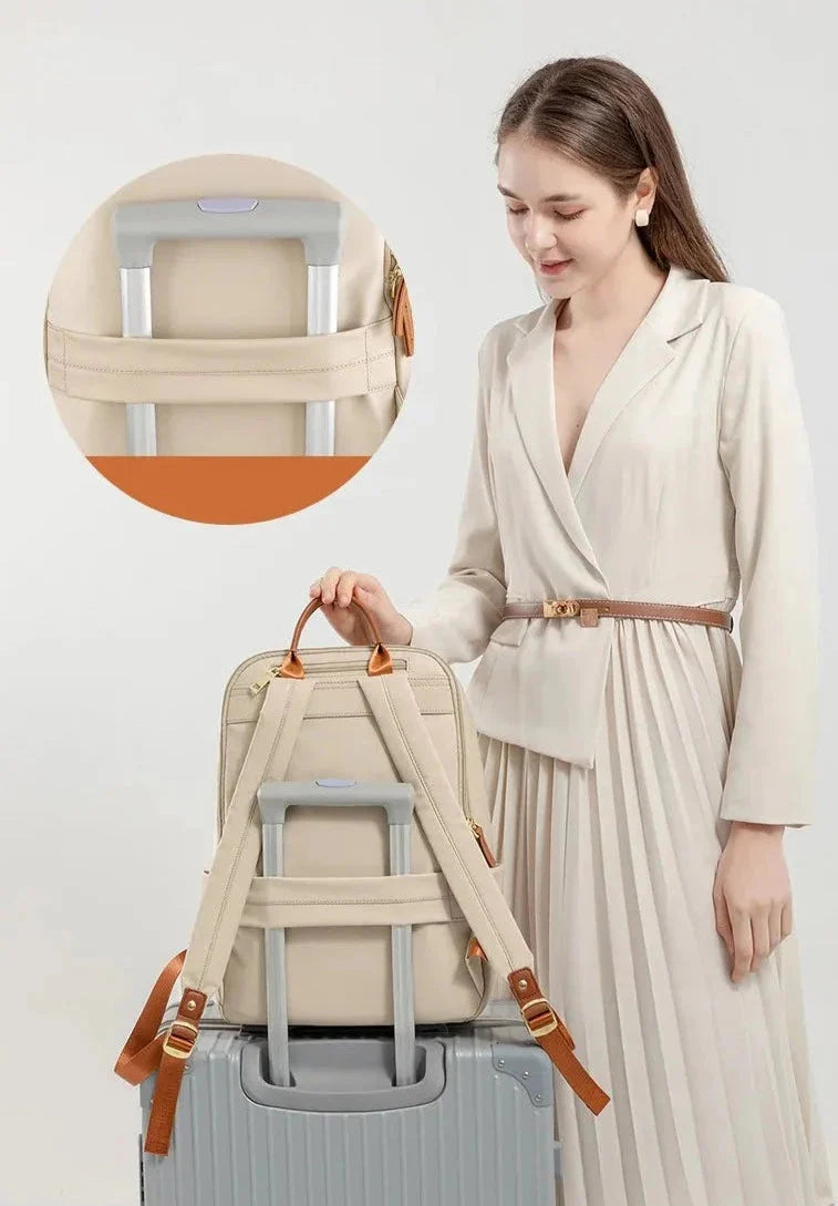 Sac à Dos Ordinateur Femme - Tendance pour Voyages (14/16 Pouces)