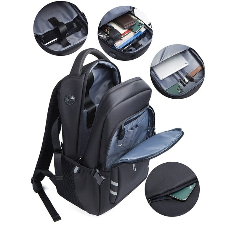 Sac à Dos Ordinateur Portable Homme - Voyage Connecté (15.6 Pouces)