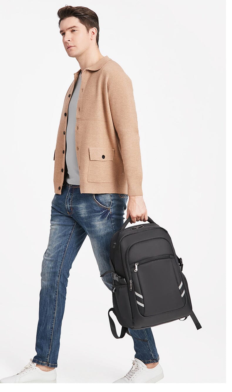 Sac à Dos Ordinateur Portable Homme - Voyage Connecté (15.6 Pouces)