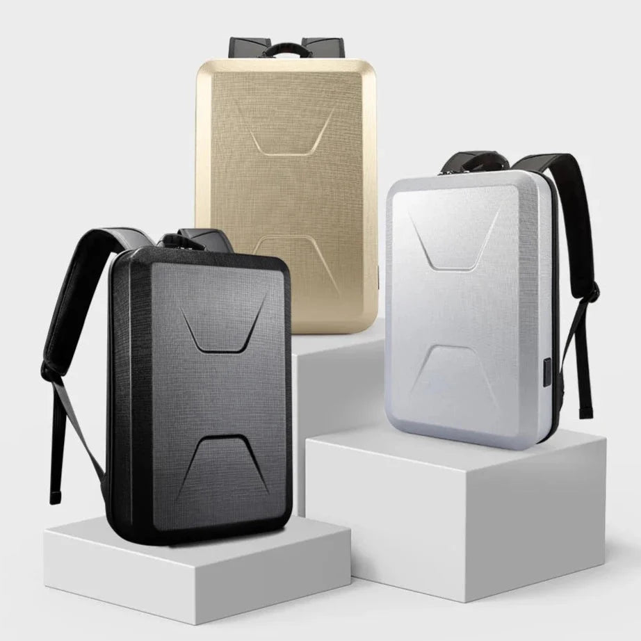 Sac à Dos Voyager Rigide - Anti-Pickpocket (Ordinateur 15.6 Pouces)
