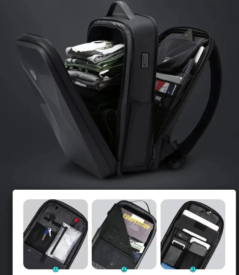 Sac à Dos Voyager Rigide - Antivol (USB)