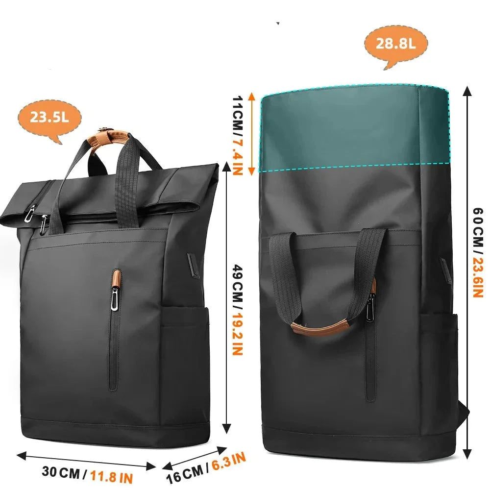 Sac à Dos Roll Top Imperméable USB Explorer