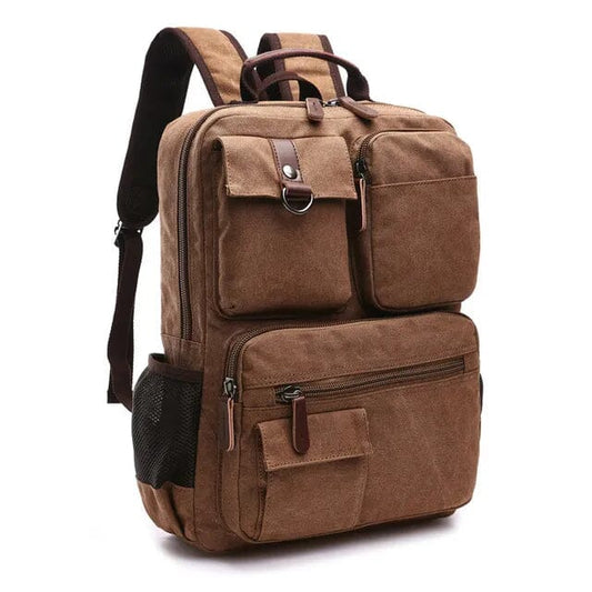 Sac à Dos Toile Vintage - Explorer Multipoches