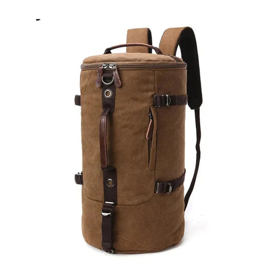 Sac à Dos Vintage Toile Canvas Convertible en Voyage