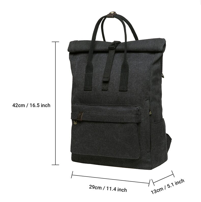 Sac à Dos Vintage Explorer - Roll-Top Backpack