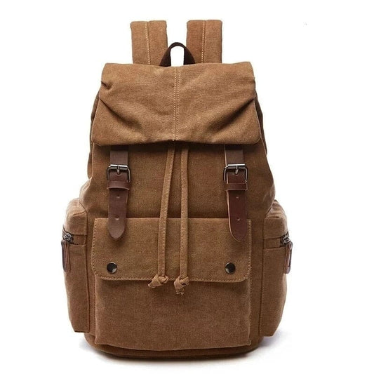 Sac à Dos Voyage Vintage en Toile Canvas