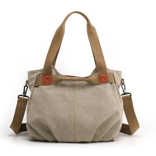 Sac à Main Voyage Femme Vintage en Toile Canvas - Explorer avec Style