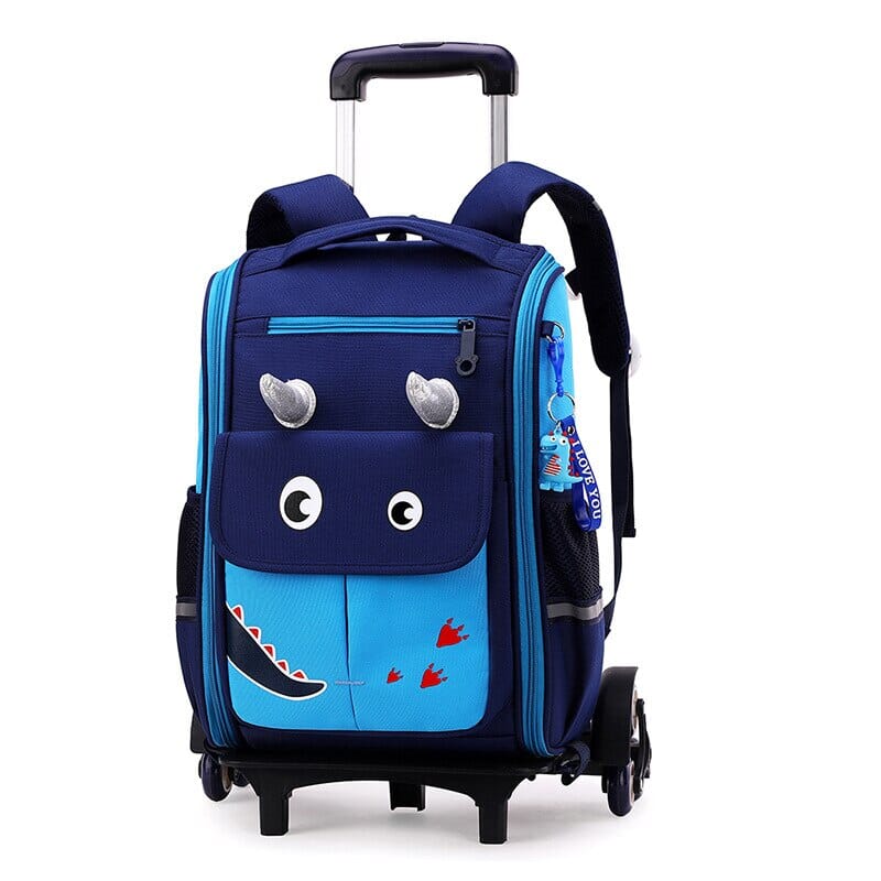 Valise à Roulettes Dinosaure - Cartable Garçon
