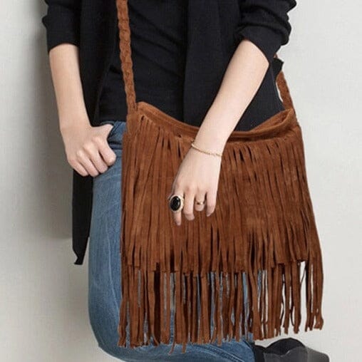 Sac Bandoulière Voyage Femme Boho Frangé
