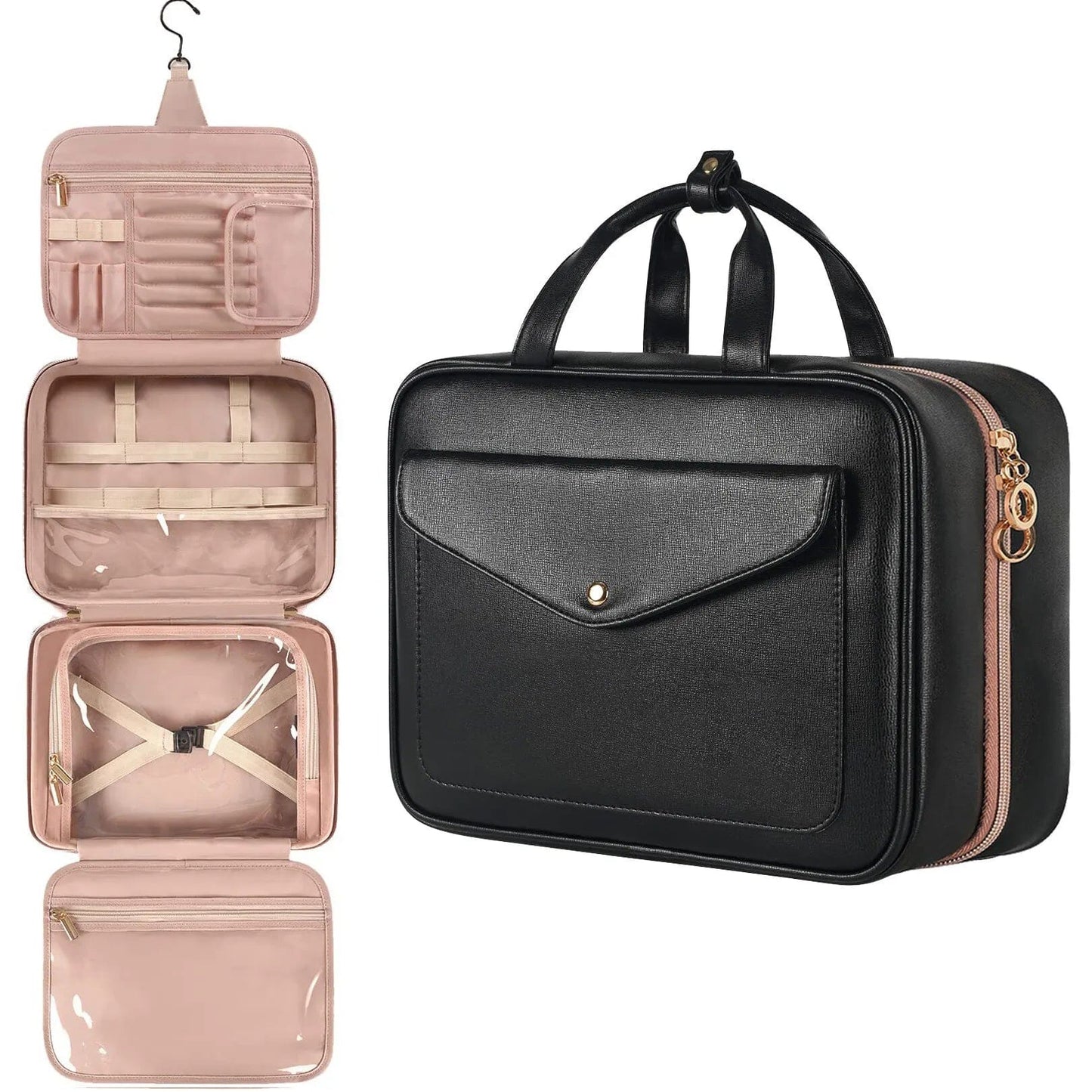 Sac de Voyage Cosmétique pour Femme - Noir