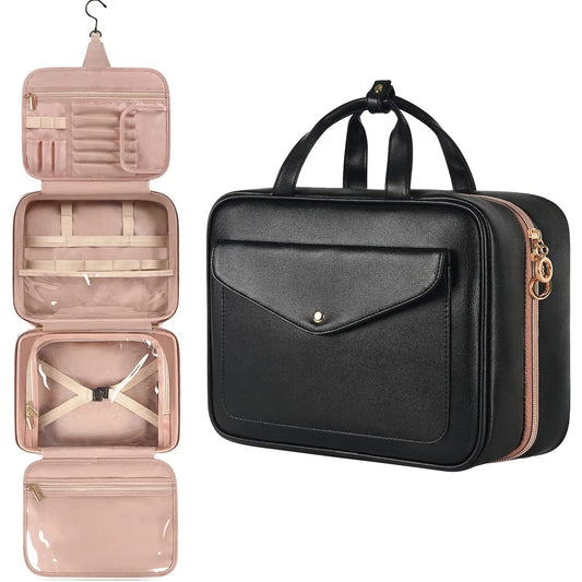 Sac de Voyage Cosmétique pour Femme - Noir