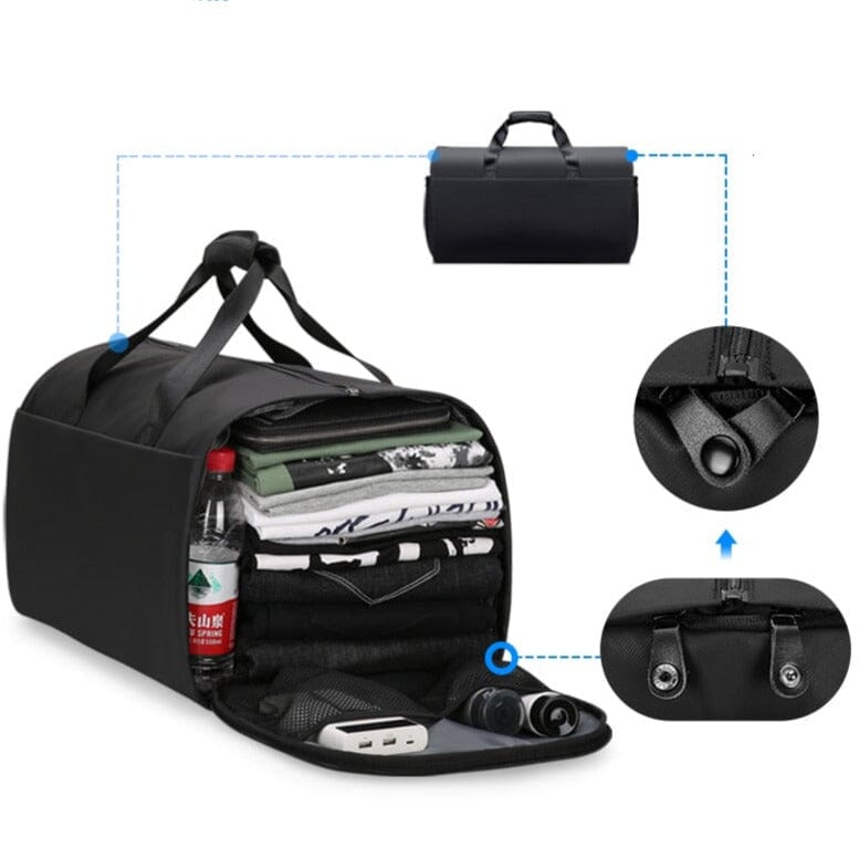 Valise Costume - Noir Bandoulière