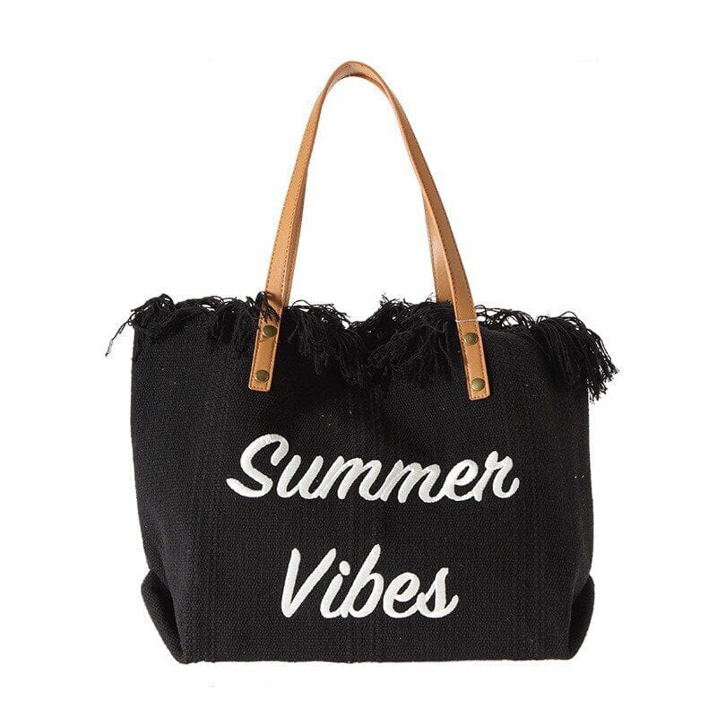 Sac de Plage Femme - Tote Bag Summer Vibes & Co