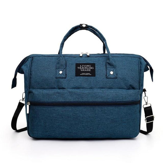 Sac de Voyage Bébé - Voyage Enfance Partage (à Bandoulière, Bleu)