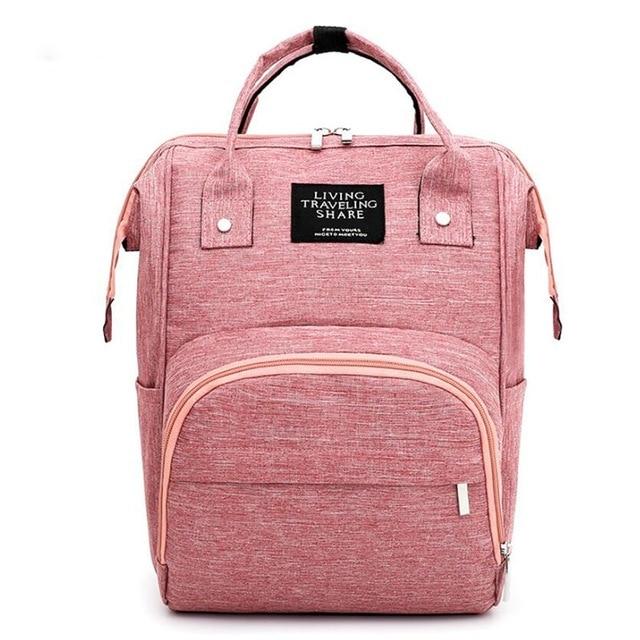 Sac de Voyage Bébé Living & Traveling (Rose)