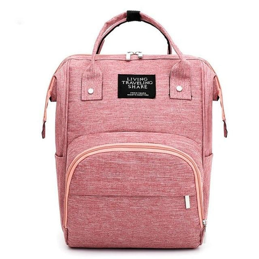 Sac de Voyage Bébé Living & Traveling (Rose)