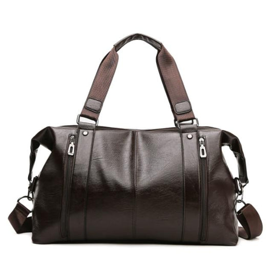 Sac de Voyage Lisse Marron - Explorez avec Style