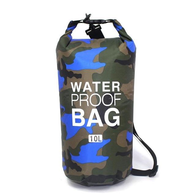 Sac de Voyage Étanche Camouflage Bleu Explorer