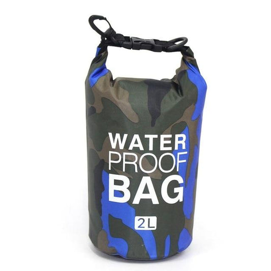 Sac de Voyage Étanche Camouflage Bleu Explorer