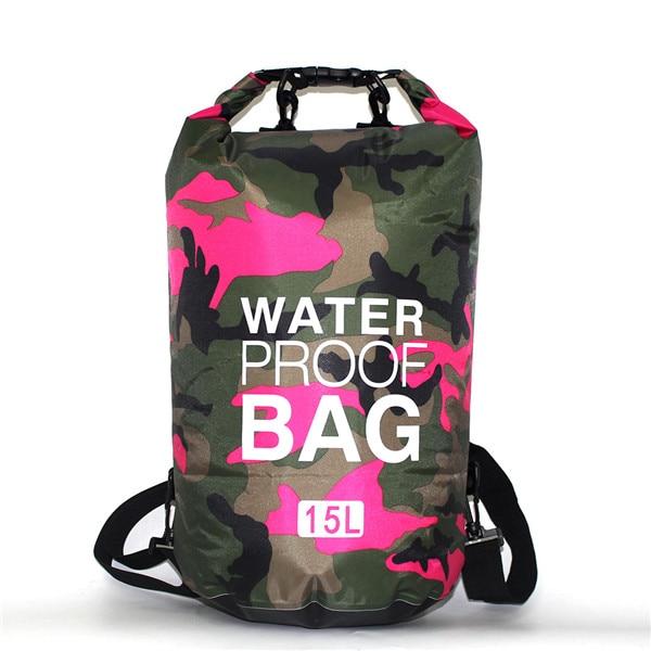 Sac de Voyage Étanche Camouflage Rose Explorer