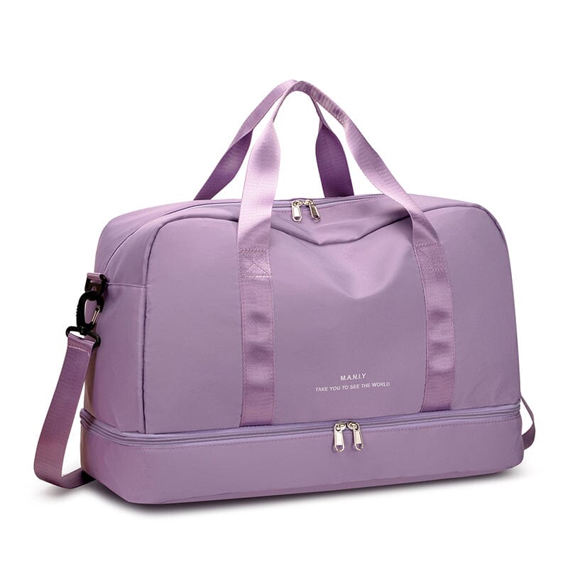 Sac de Voyage pour Femme avec Compartiment Chaussures - Violet
