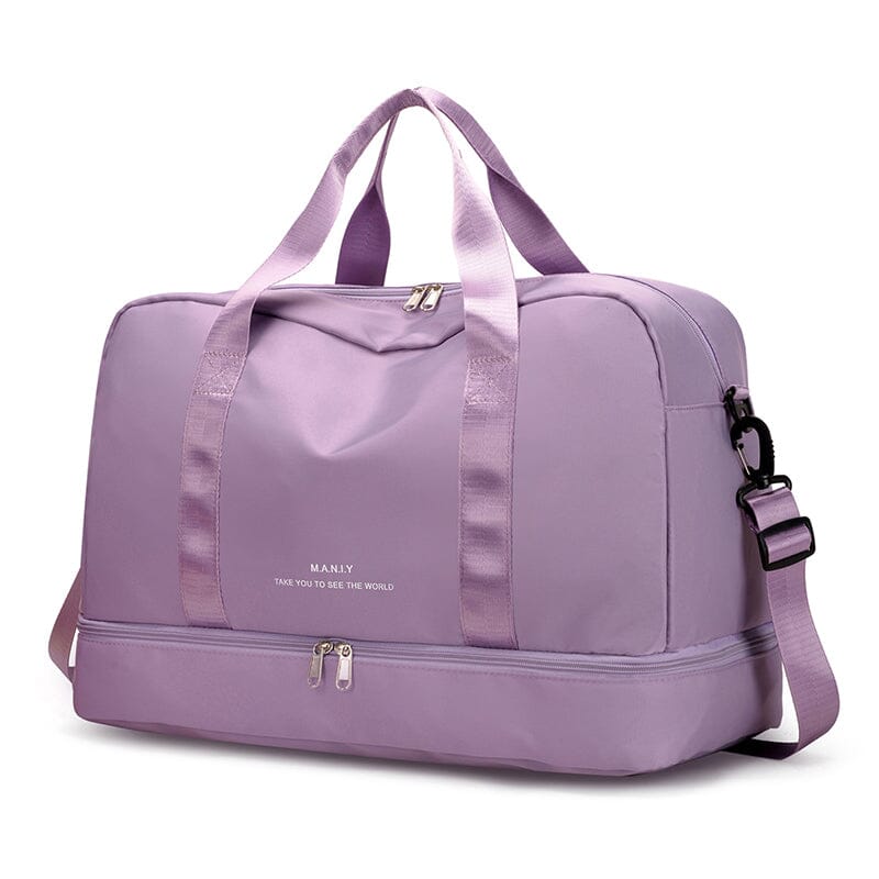 Sac de Voyage pour Femme avec Compartiment Chaussures - Violet