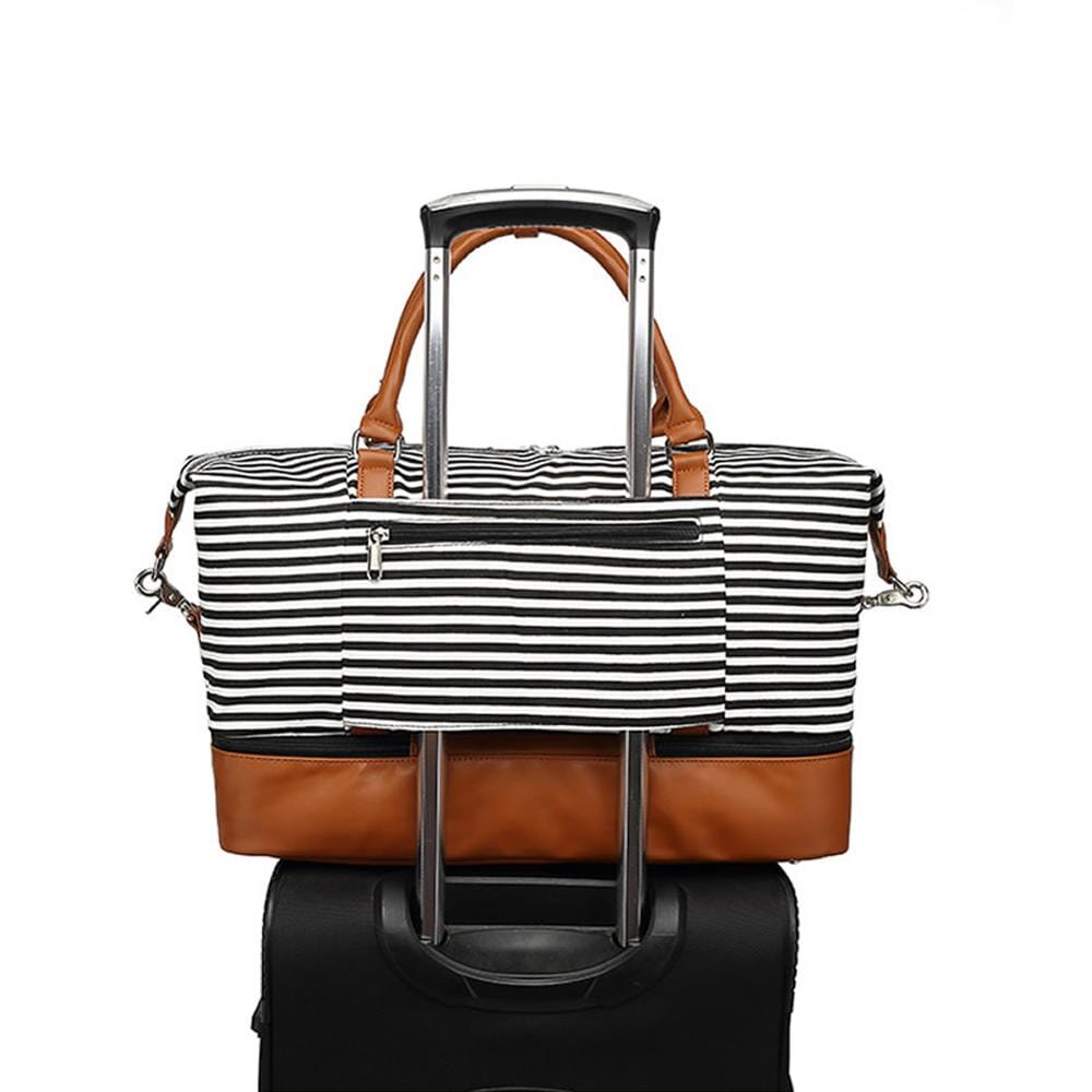 Sac de Voyage Femme Week-End - Rayures en Mer