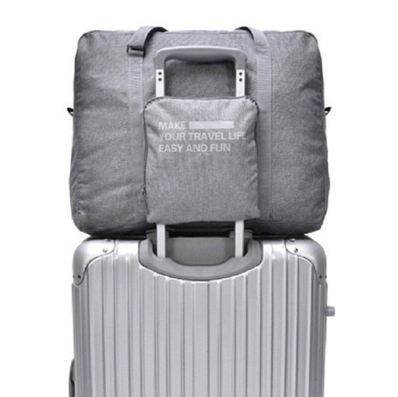Sac de Voyage Pliable - Facilitez et Amusez votre Vie de Voyageur (Gris)