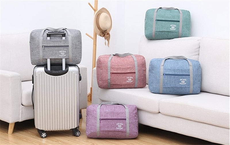 Sac de Voyage Pliable - Exploration au Vent et à l'Écume