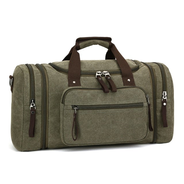 Sac de Voyage Vintage - Explorateur du Monde