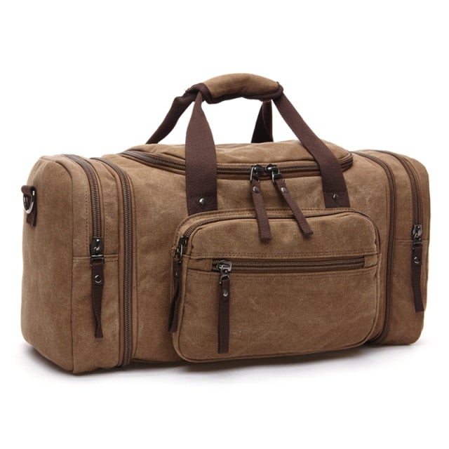 Sac de Voyage Vintage - Explorateur du Monde