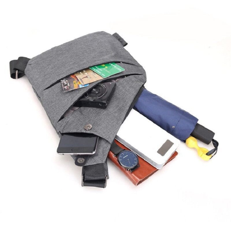 Sac de Voyage Poitrine Homme Antivol en Nylon