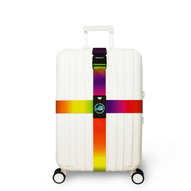 Sangle pour Valise Arc-en-ciel - Explorez le Monde en Couleurs