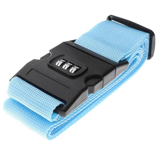 Sangle Valise SafeLock Bleu Ciel - Édition Voyager