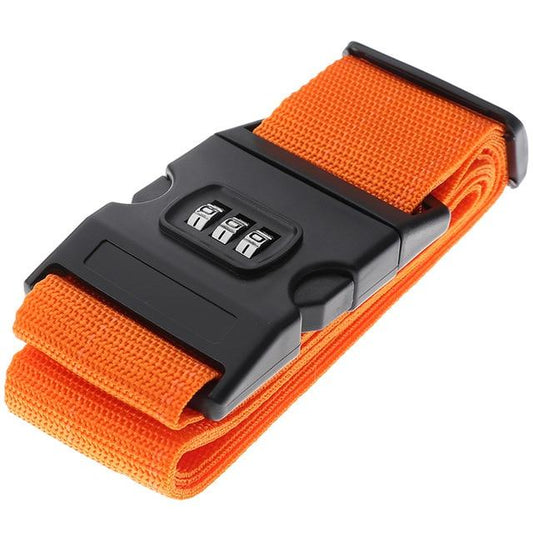 Sangle Valise SafeLock - Orange Voyage