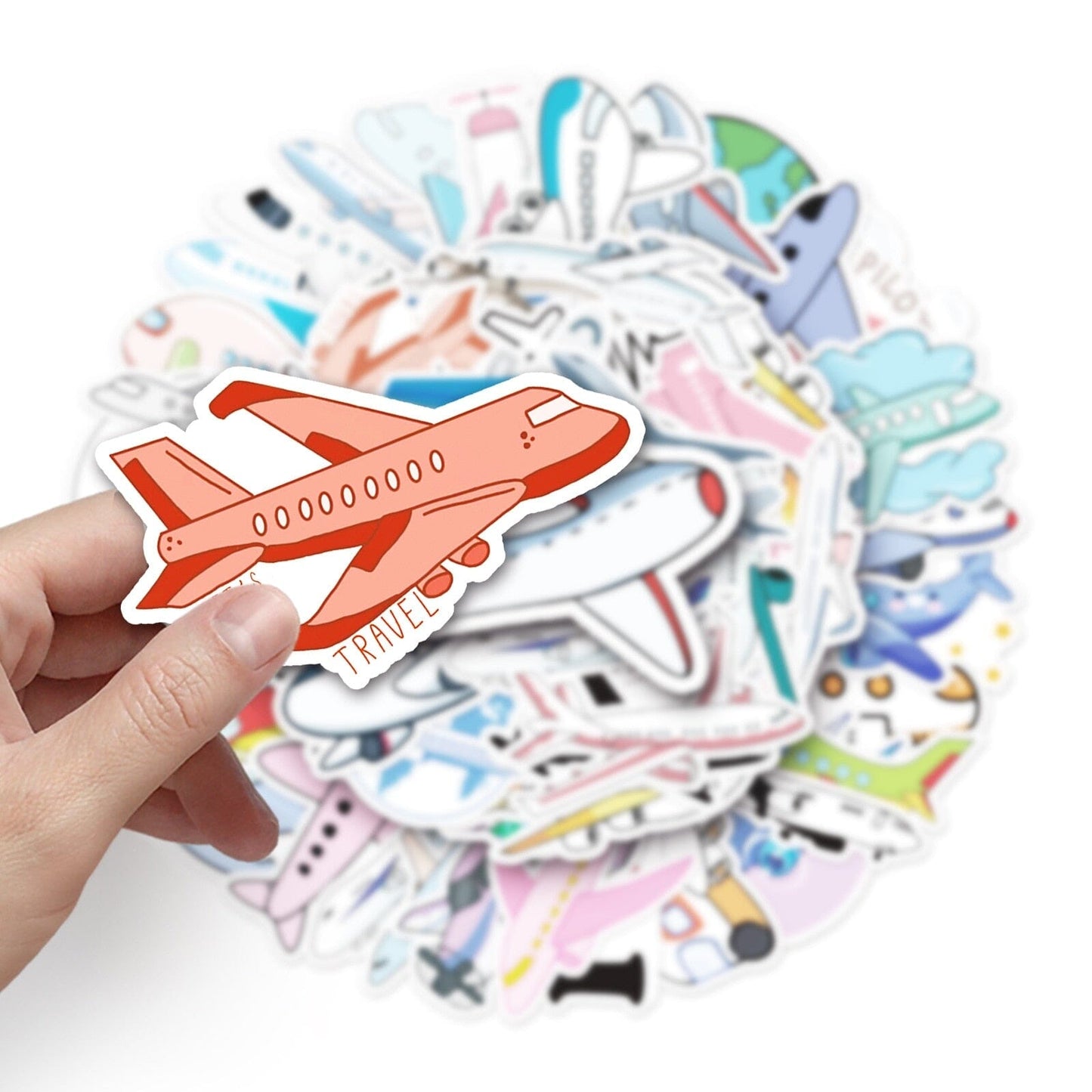Stickers Valise - Jetset (Pack de 50)