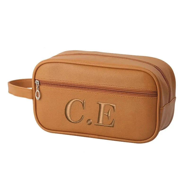 Trousse de Toilette Personnalisée - Initiales de Luxe