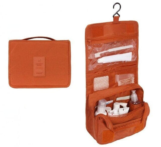 Trousse de Toilette Voyage à Suspendre - Orange