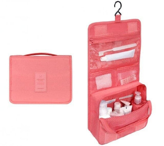 Trousse de Toilette de Voyage à Suspendre - Rose