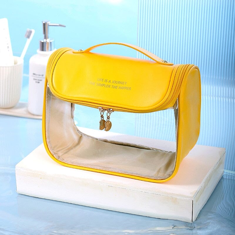 Trousse de Toilette à Suspendre Femme - Exclusivement Voyage & Transparente