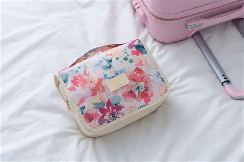Trousse de Toilette de Voyage Fleurs Colorées en Édition Limitée