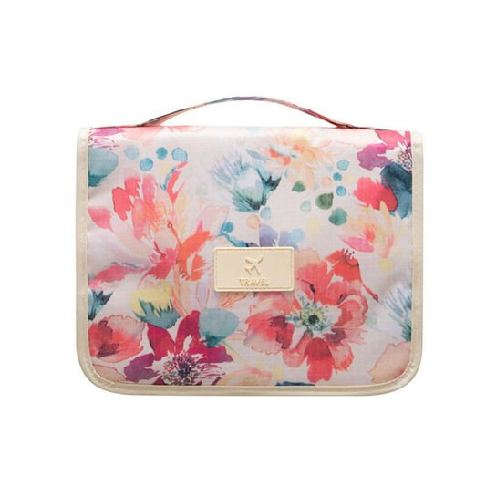 Trousse de Toilette de Voyage Fleurs Colorées en Édition Limitée