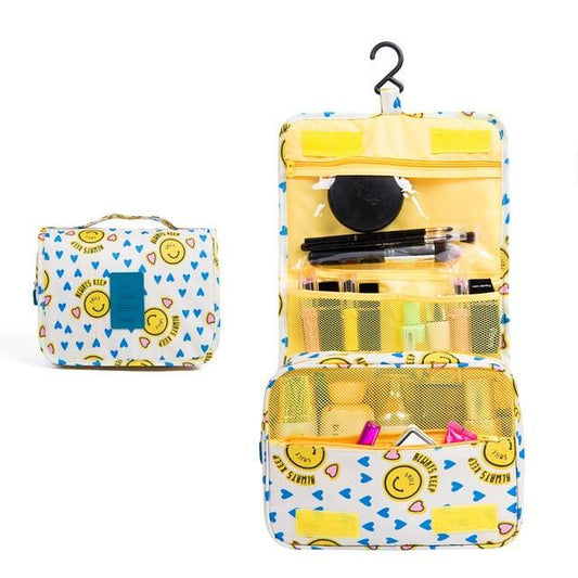 Trousse de Toilette de Voyage - Smiley Trip (Jaune)