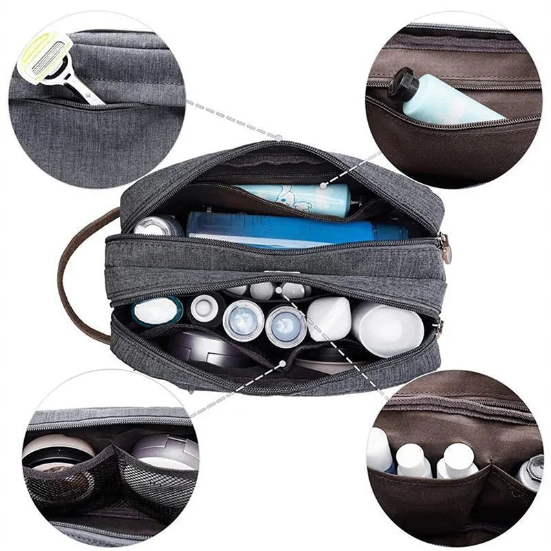 Trousse de Toilette à Double Compartiment