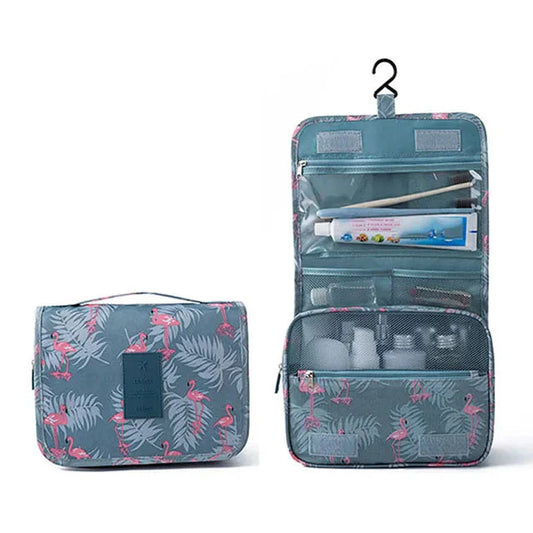 Trousse de Toilette Femme Flamant Rose Voyage à Suspendre