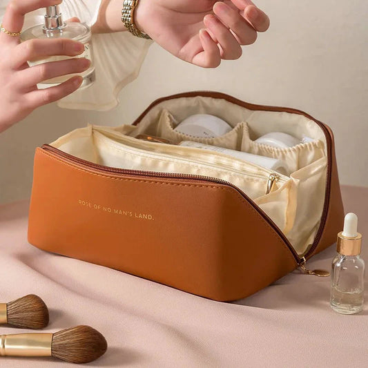 Trousse de Toilette Grand Angle Femme, idéale pour voyager