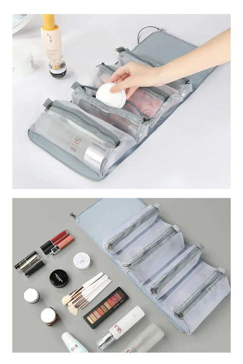 Trousse de Toilette Personnalisée pour Femme - Pliable