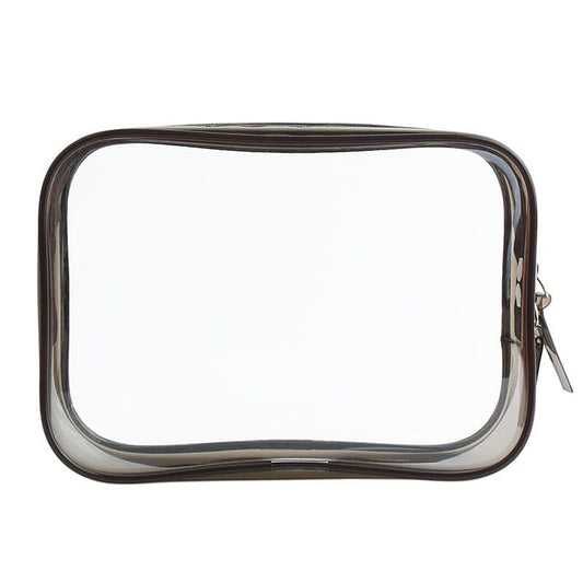 Trousse de Voyage Transparente - Grise