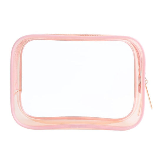 Trousse de Toilette Voyage Transparente Rose